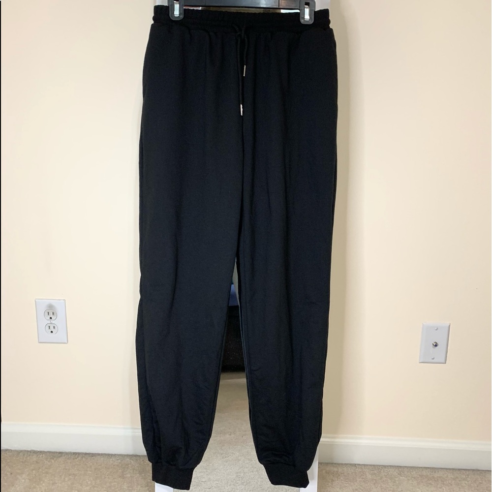 Black SHEIN Drawstring High-Rise Joggers BRAND NEW